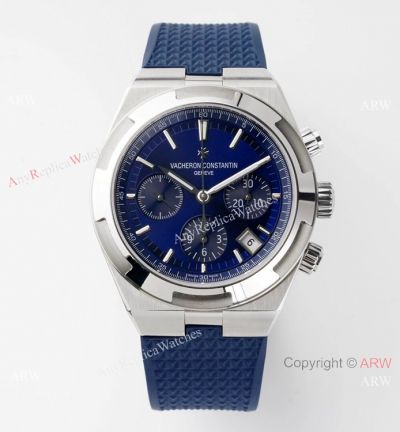 8F V2 Swiss Copy Vacheron Constantin Overseas Chronograph 5500V Watch Blue Face